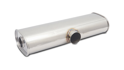 STREETPOWER Muffler, 3in side inlet x dual 2.5in outlets