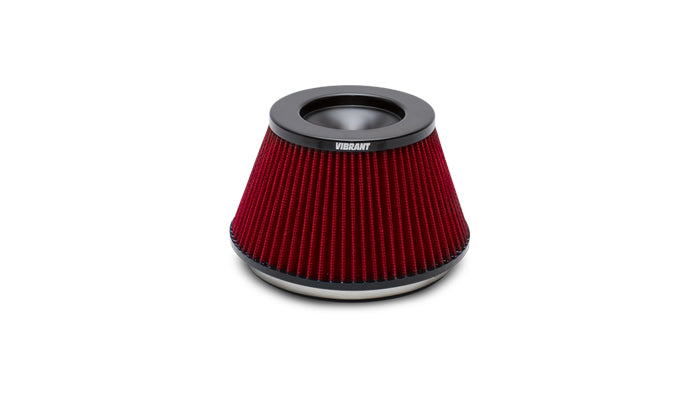 CLASSIC Perf. Air Filter (6in Inlet ID, 3-5/8in Height)- Bellmouth Velocity Stacks