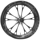 Weld V-Series Frontrunner 17x2.15 / Anglia Spindle / 0 BS - Gloss Black Milled - Non-BL Wheel