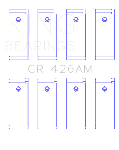 King Engine Bearings Datsun E13/E15/(Size +0.50mm) Connecting Rod Bearing Set