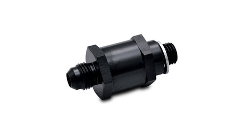 Fuel Pump Check Valve, Size: -6AN Male Flare to 12mm x 1.5 Metric