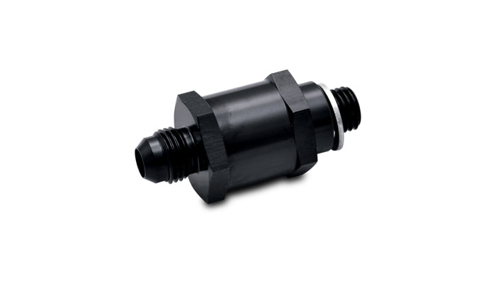 Fuel Pump Check Valve, Size: -8AN Male Flare to 12mm x 1.5 Metric