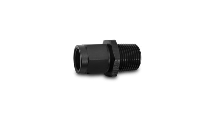 '-8AN Female to 1/2in NPT Male Swivel Straight Adapter Fitting