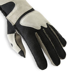 RaceQuip SFI-5 Gray/Black XL Outseam Angle Cut Glove