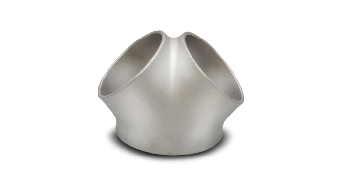 Cast 2-in-1 Y Collector, 3in Inlet ID, Dual 2.5in Outlet OD