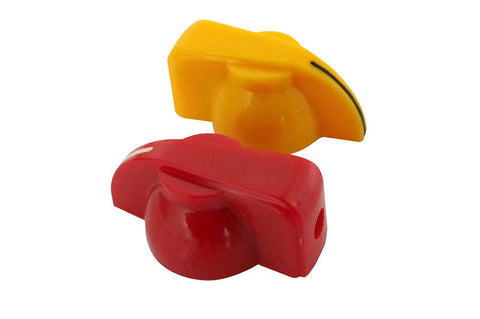 Triple Switch Panel Only - includes Yellow & Red knobs