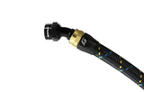 GReddy AN06 30 DEGREE HOSE END SWIVEL BLACK/GOLD ANODIZED