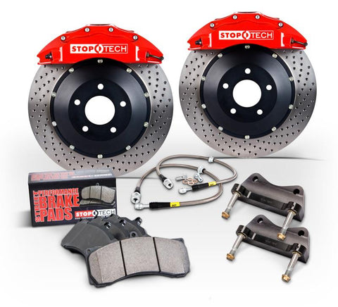 Stoptech 01-06 BMW M3 w/ Yellow Calipers 355x32mm Zinc Drilled Rotors Rear Big Brake Kit