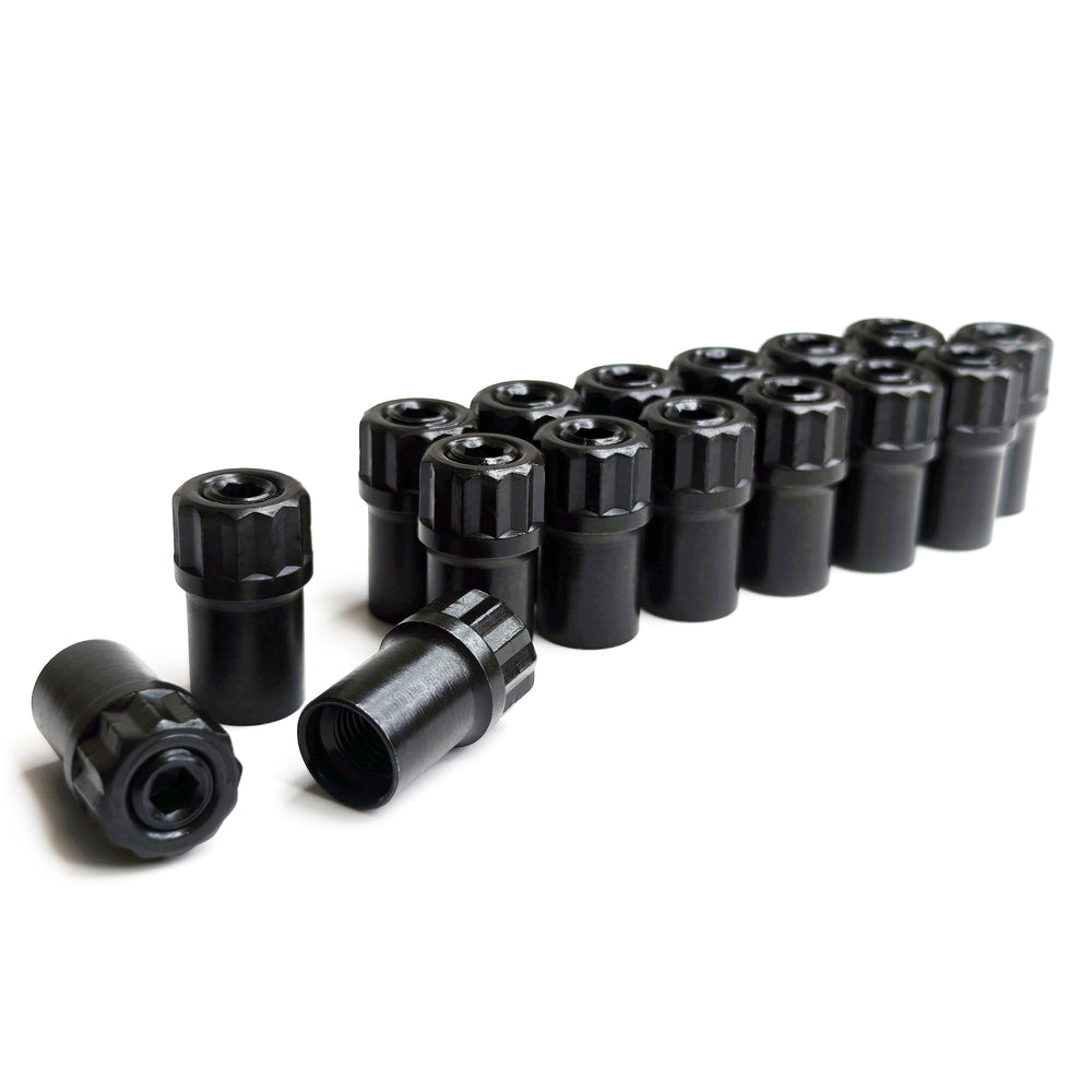 PRW - POLYLOCK, 3/8" Stud, 12 Point, .550" OD shank  Set of 16 - 1200123