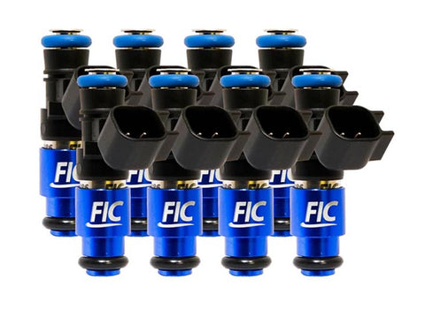 1200cc-D (130 lbs/hr at OE 58 PSI fuel pressure) FIC Fuel Injector Clinic Injector Set for Dodge Hemi SRT-8, 5.7 (High-Z) (is153-1200h-d)