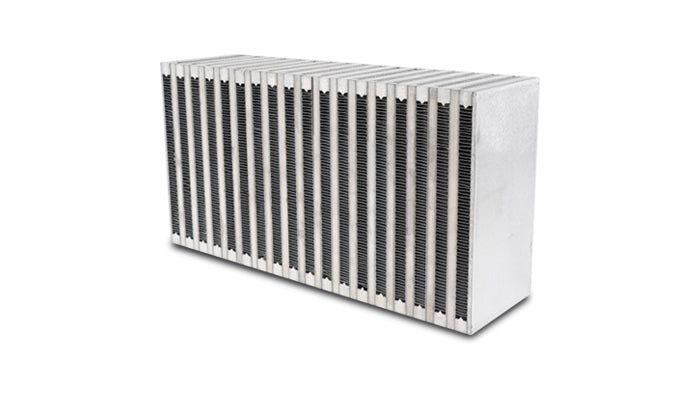 Vertical Flow Intercooler Core; 6inW x 11.80inH x 3inThick