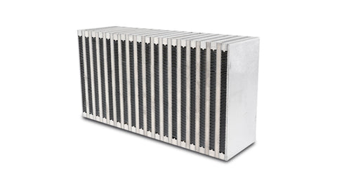 Vertical Flow Intercooler Core; 6inW x 11.80inH x 3inThick