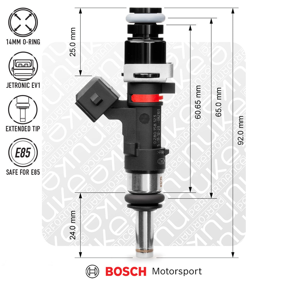 Bosch injector 627cc, 65mm (EV14L)