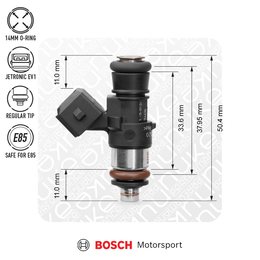 Bosch injector 1462cc, 38mm (EV14K), 4pcs flow matched