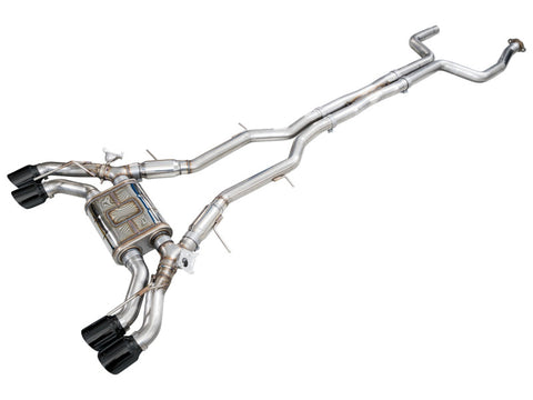 AWE Tuning 22-26 Cadillac CT5-V Blackwing SwitchPath Exhaust - Diamond Black Tips
