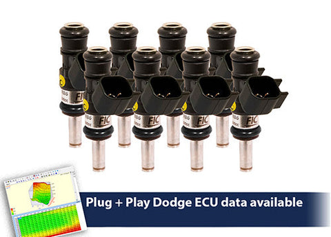 1440cc (160 lbs/hr at OE 58 PSI fuel pressure) FIC Fuel Injector Clinic Injector Set for Dodge Hemi Gen 1-4 Whipple Supercharger(High-Z) (is153-1440h-sc)