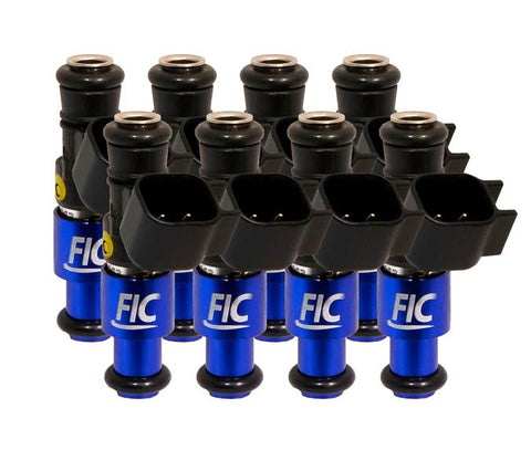 1440cc (160 lbs/hr at OE 58 PSI fuel pressure) FIC Fuel Injector Clinic Injector Set for LS2 engines (High-Z) (is302-1440h)