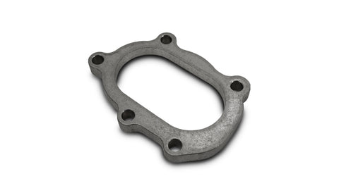 5 Bolt with Divorced Ports Mild Steel Turbo Discharge Flange. GT25R/GT28R (Oval)