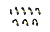GReddy AN04 90 DEGREE HOSE END SWIVEL BLACK/GOLD ANODIZED