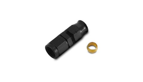 '-10AN Female to 5/8in Tube Adapter Fitting w/ Brass Olive Insert