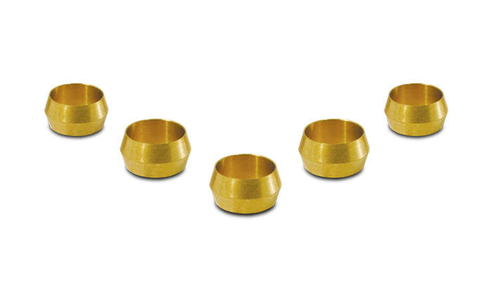 Brass Olive Inserts, Size: 1/2in, Pack of 5