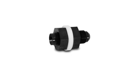 Fuel Cell Bulkhead Adapter Fitting, Size: -10AN (w/ 2 PTFE Crush Washers & Nut)