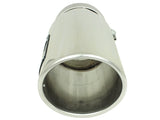 aFe MACH Force-Xp Universal Exhaust Tip 4 IN Inlet x 5 IN Outlet x 12 IN L- Polished Tip