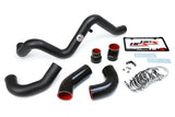 HPS Performance Intercooler Charge Pipe Kit Cold and Hot Side Black 17-104WB