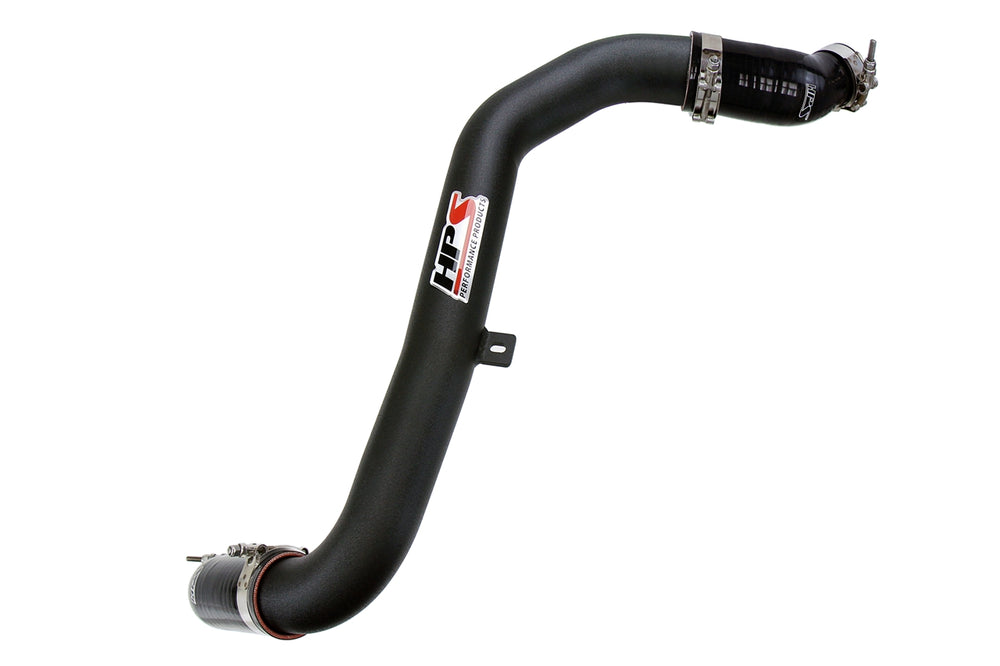 HPS Performance 2.5 inch Intercooler Charge Pipe Kit Hot Side Black 17-106WB