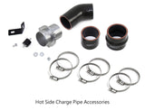 HPS Performance Intercooler Charge Pipe Kit (Hot Side), Polished, 17-128P