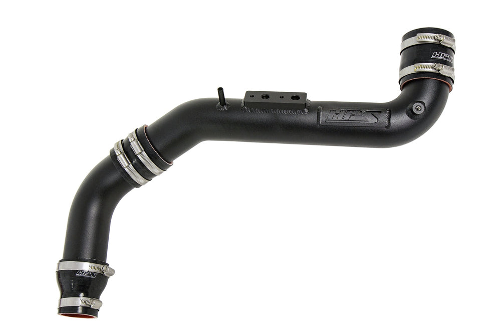HPS Performance Intercooler Charge Pipe Kit Cold Side Upper Only Black 17-134WB