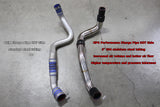 HPS Performance Stainless Steel Intercooler Charge Pipe Kit (Hot Side), Black, 17-149WB