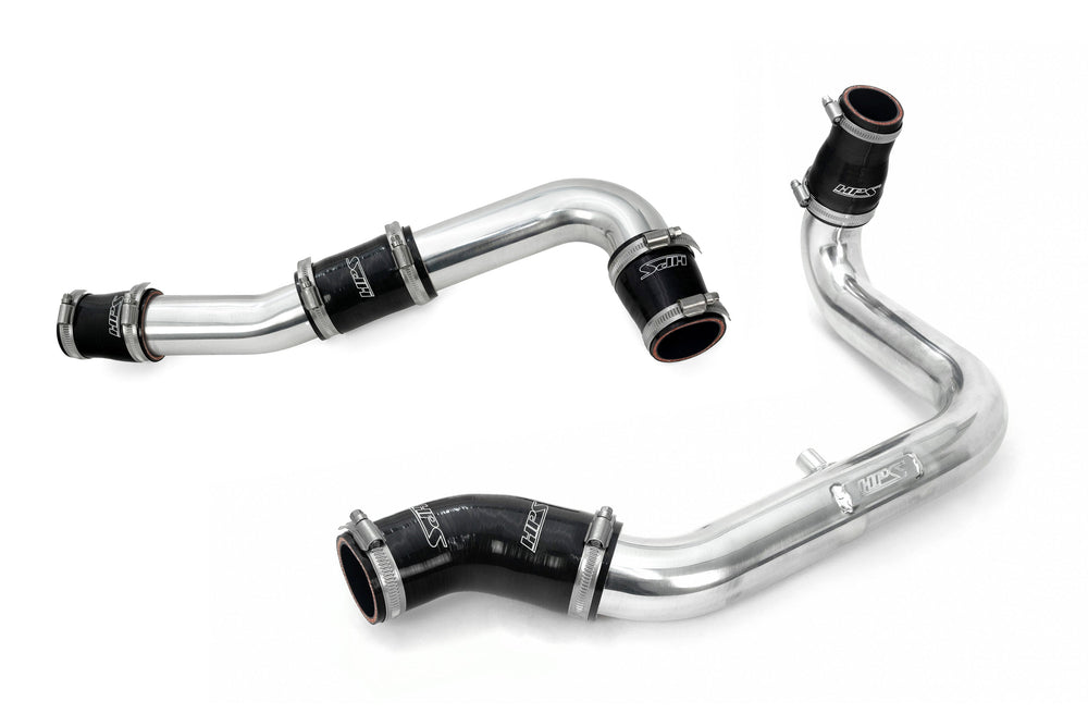 HPS Performance Intercooler Charge Pipe Kit Cold and Hot Side Polished 17-153P