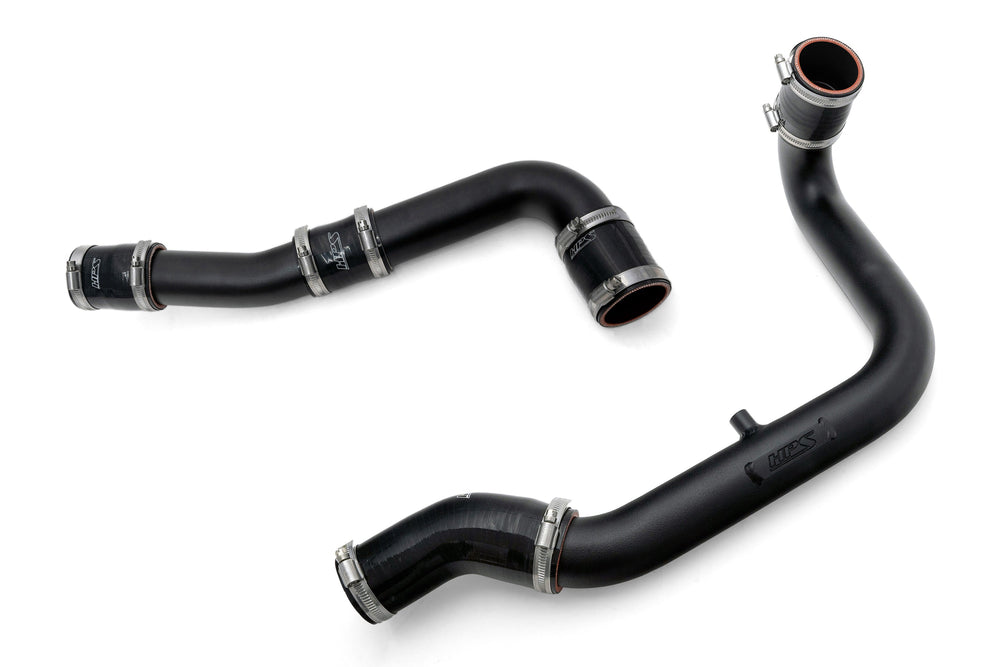 HPS Performance Intercooler Charge Pipe Kit Cold and Hot Side Black 17-153WB