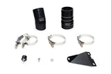 HPS Intercooler Charge Pipe (Hot Side) with Black Boots, Black, 17-173WB