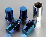 Project Kics 12X1.50 Titanium Blue Caliber Lug Nut