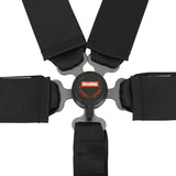 RaceQuip Black SFI CAMLOCK 6pt PU Lap Seat Belt