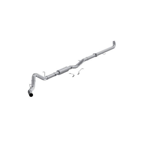 MBRP 01-04 Chevrolet 2500/3500 6.6L Duramax Aluminized Steel 4 Inch Downpipe Back Single Side Exit