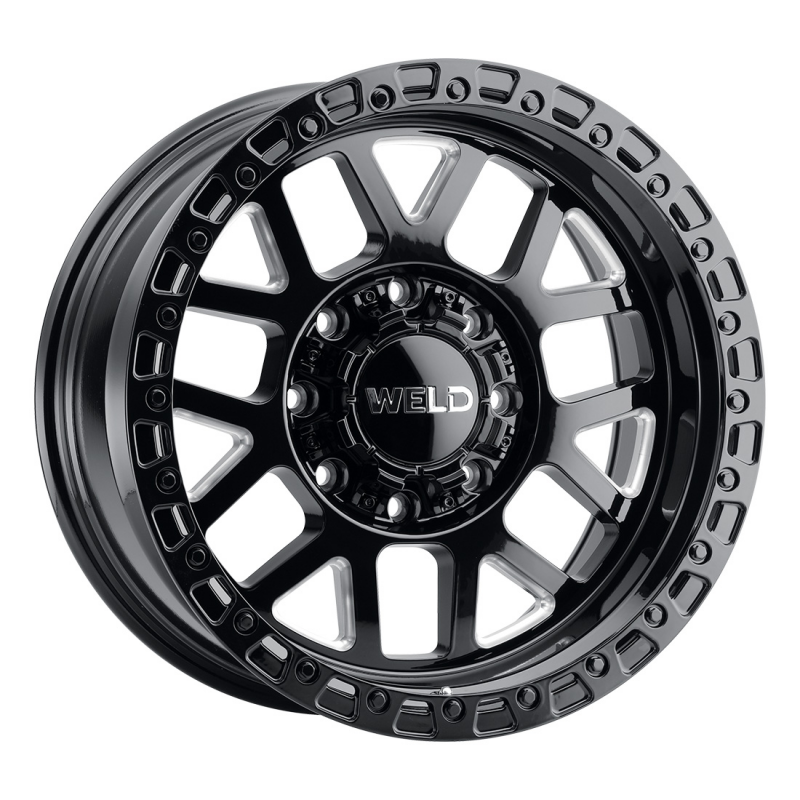 Weld Cinch 20x10 / 8x180 / 4.75 BS / 124.3 HB - Gloss Black Milled - Non-BL Wheel