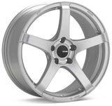 Enkei Kojin 18x8 45mm Offset 5x112 Bolt Pattern 72.6mm Bore Dia Matte Silver Wheel