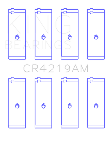 King Engine Bearings Toyota 1RZ (Size 0.25) Connecting Rod Bearing Set