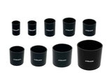 GReddy 50mm x 70mm Silicone Straight Hose - Black