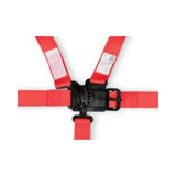 RaceQuip Red JR. L & L 5pt Harness