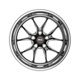 Weld S85 17x10 / 5x114.3 / 6.3 BS / 3.18 HB - Black Center - Polished Shell - Non-BL Wheel