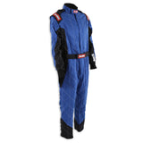 RaceQuip Blue Chevron-5 Suit SFI-5 - Large