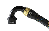 GReddy AN10 120 DEGREE HOSE END SWIVEL BLACK/GOLD ANODIZED
