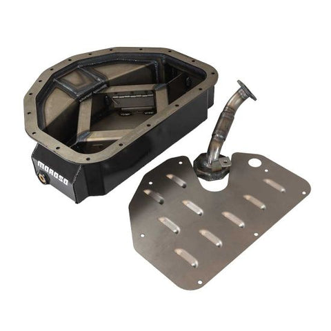 OIL PAN, TOYOTA, 1JZ, 2JZ, FRONT SUMP, ROAD RACE BAFFLE, STEEL