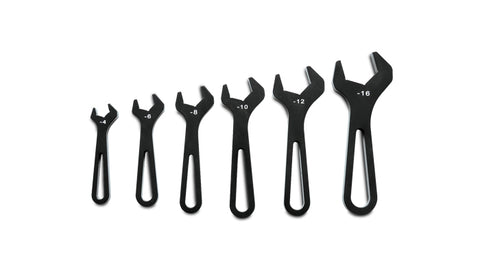AN Wrenches, Set of six (6) - AN-4 to AN-16) - Anodized Black