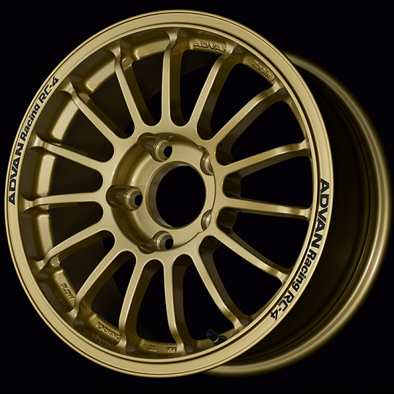 Advan RC-4 15x7.0 / +35 Offset / 5x114.3 / 73mm Bore / Rally Gold