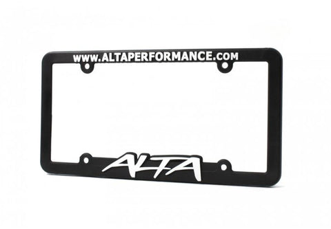 ALTA Plastic License Plate Frame